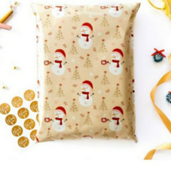 Snowman Design 14x17 10 bags included. - Picture 3 of 11